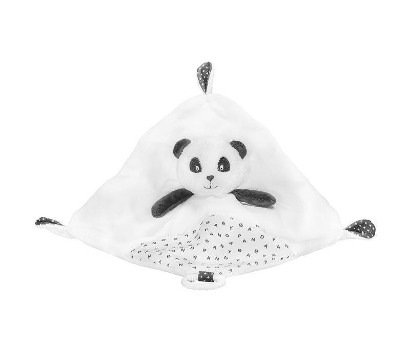  - chao chao - plat panda blanc noir 25 cm 